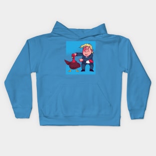 Trump Turkey Floss Graphic Tee Kids Hoodie